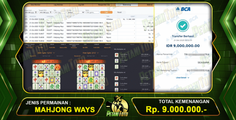 MAHJONG PALING GACOR PETANITOTO