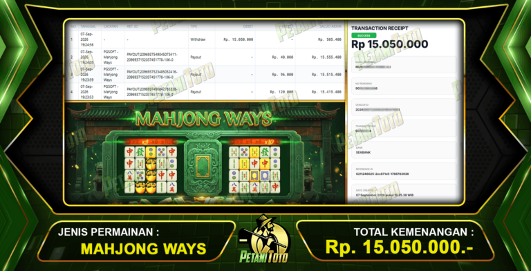 SUNGGUH GACOR MAHJONG WAYS