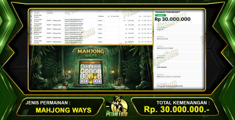 JACKPOT FANTASTIS MAHJONG WAYS